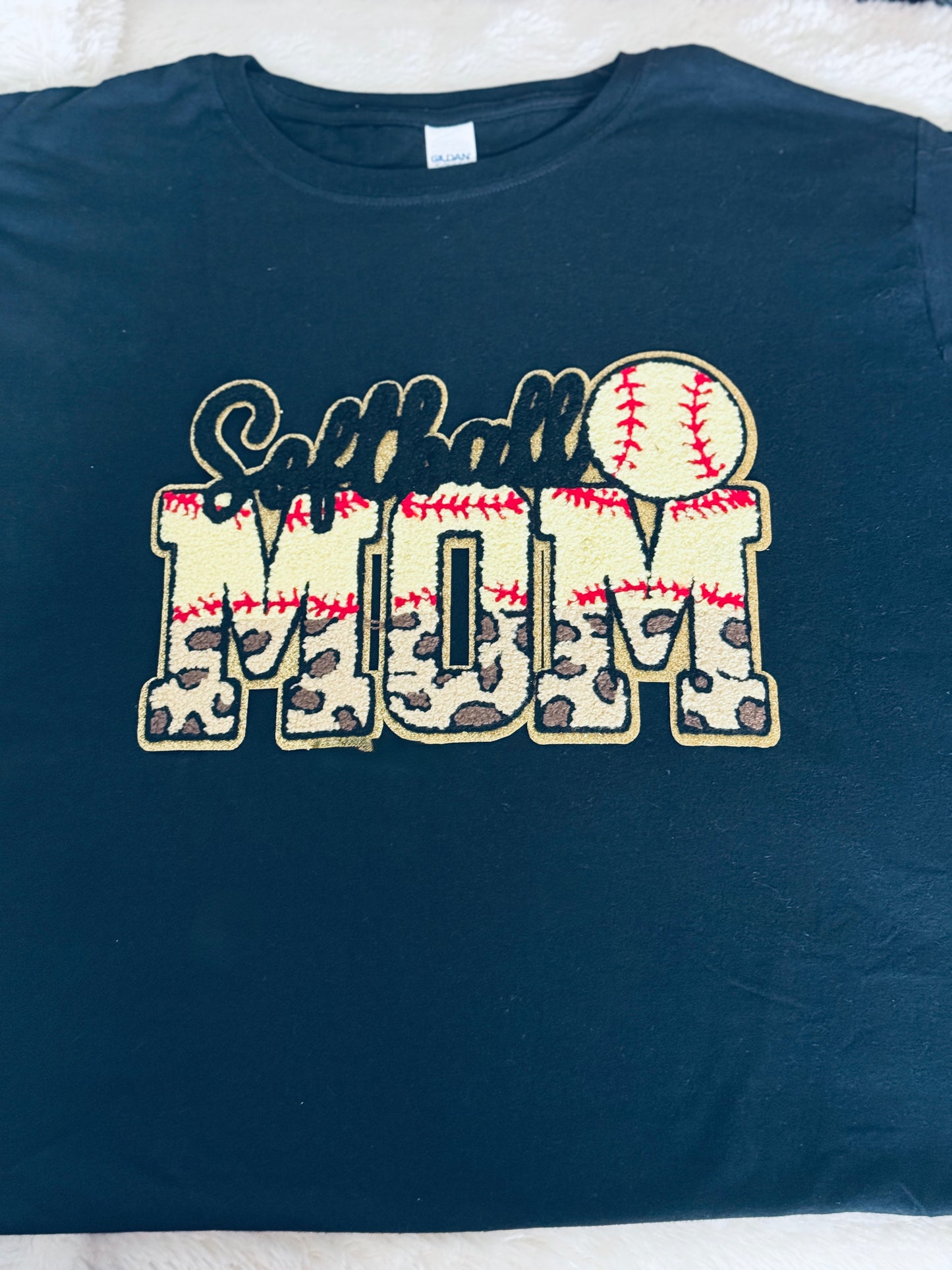 Softball Mom Chenille patch