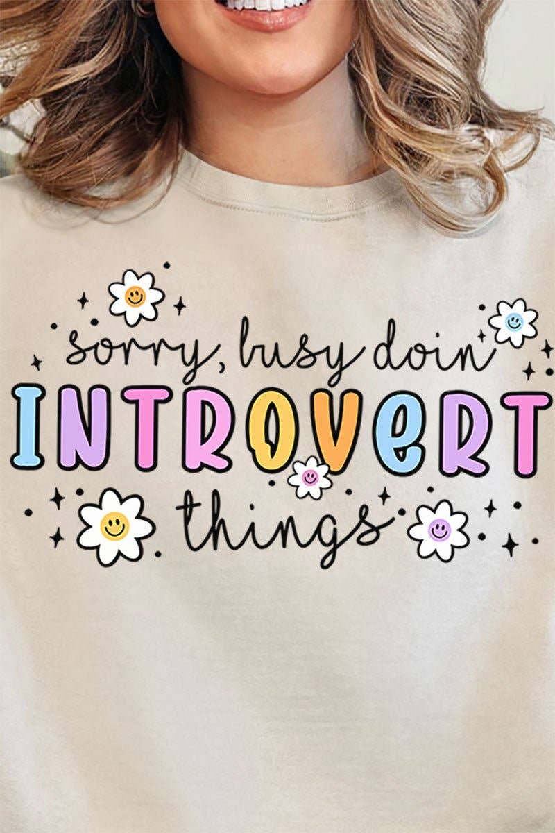 Doin' Introvert Things Unisex NuBlend Crew Sweatshirt