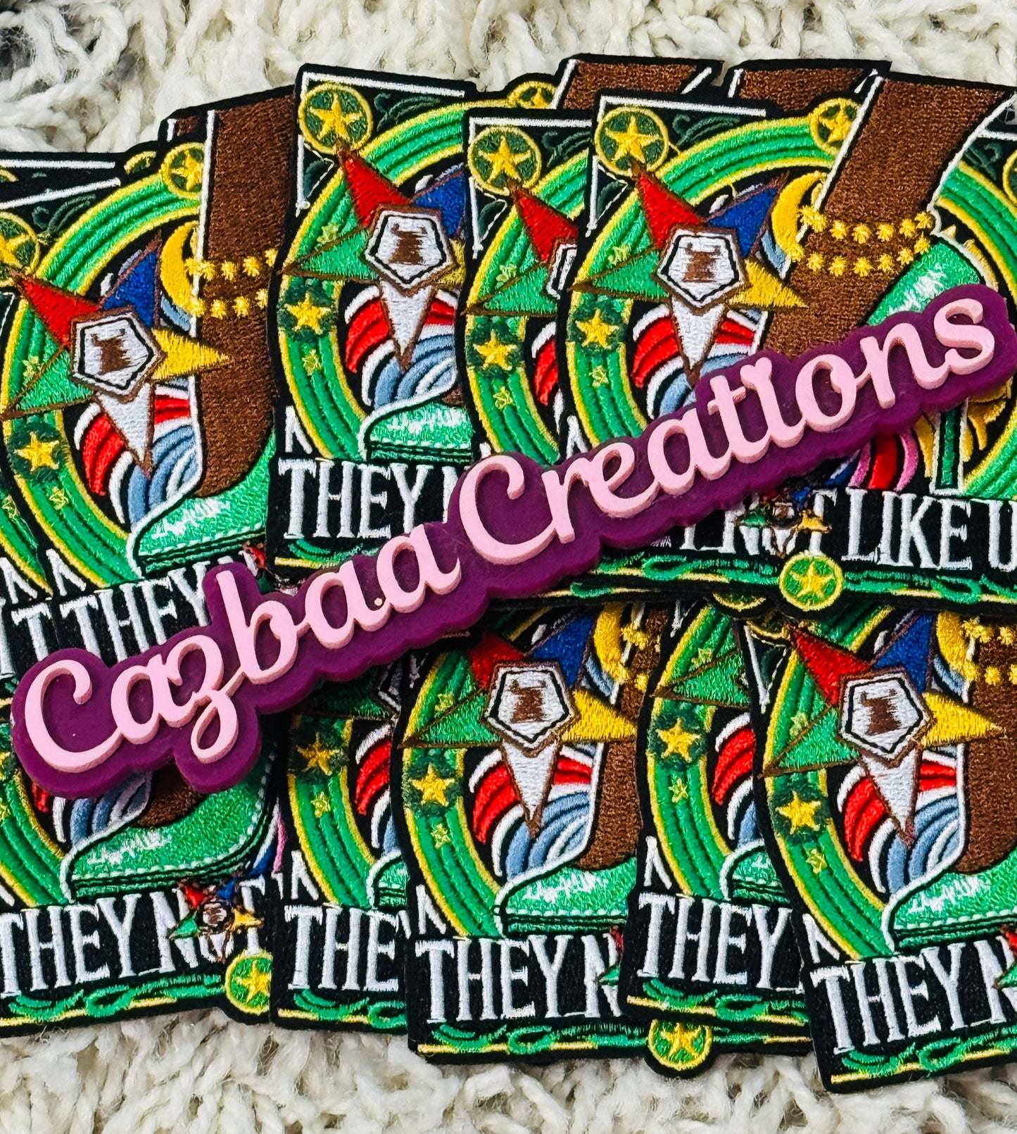 OES They not like us embroidery patch, DOI, SISTAR