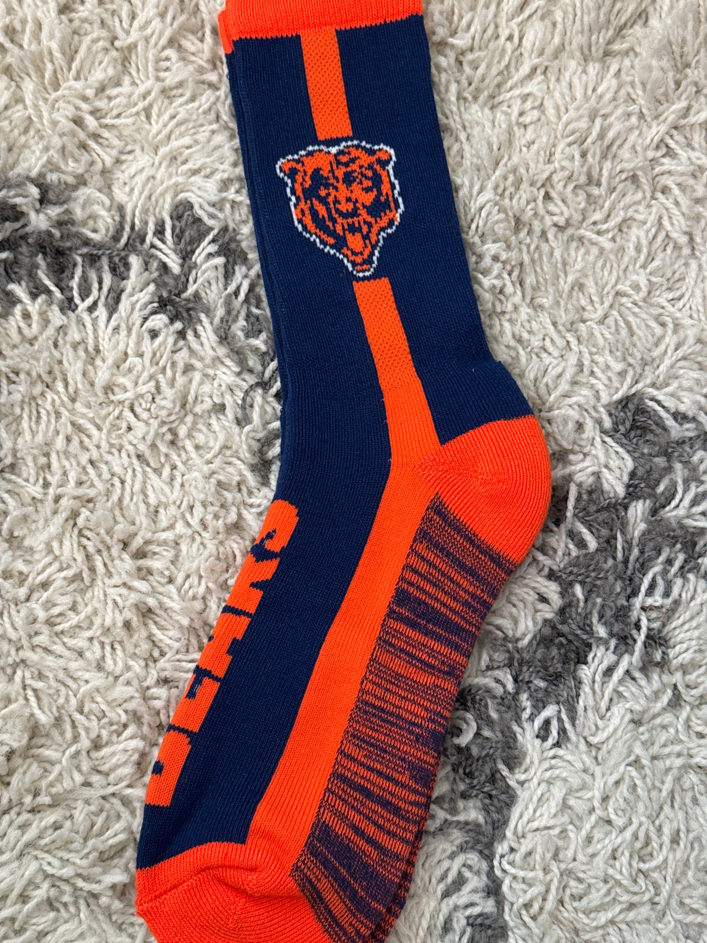 Football inspired socks - Chicago