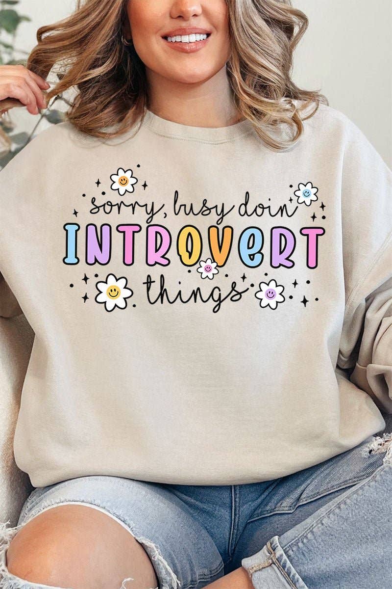 Doin' Introvert Things Unisex NuBlend Crew Sweatshirt