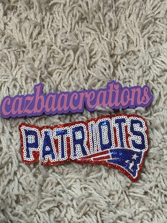 New England Patriots Sequins patch