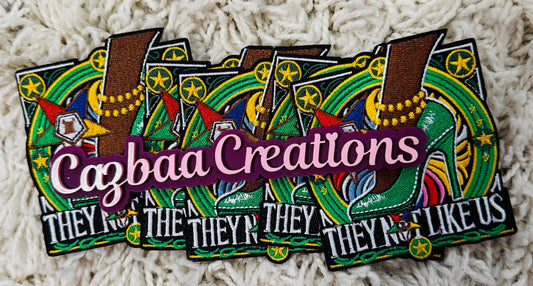 OES They not like us embroidery patch, DOI, SISTAR