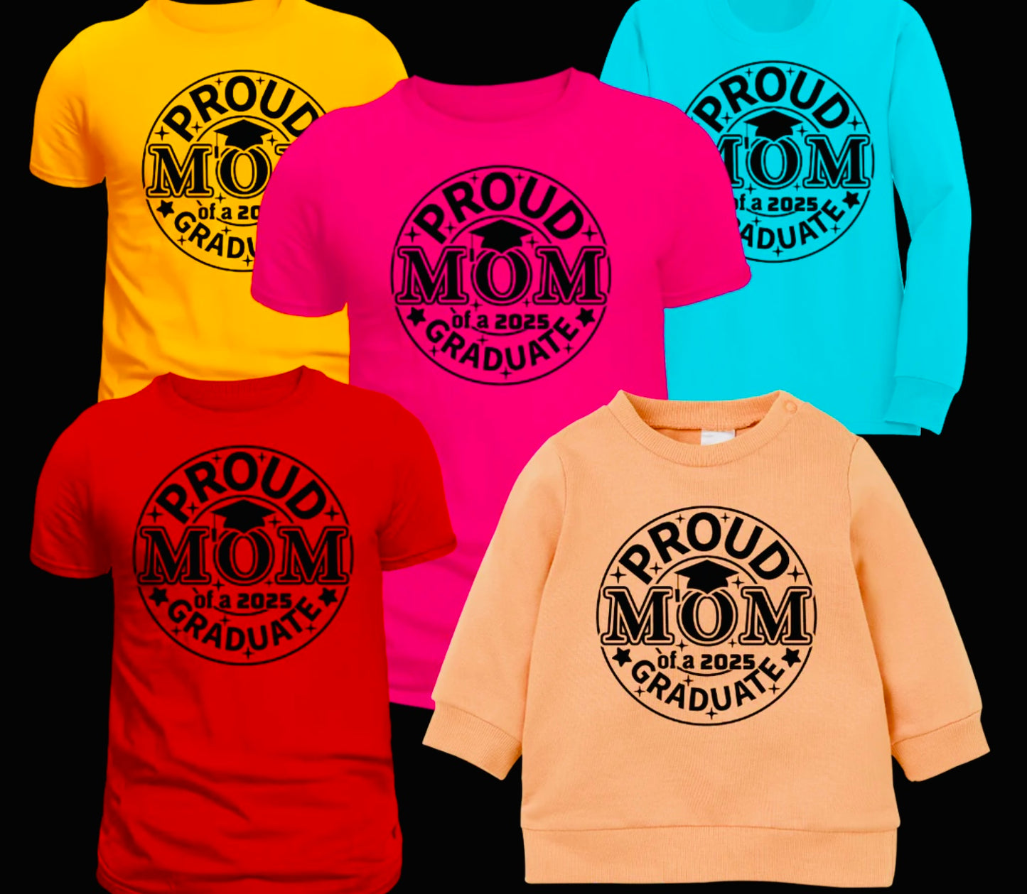Proud Mom of a 2025 Graduate crew/Sweatshirt