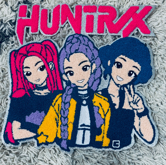 Enter the hunt -The Blood Moon Vanguard Pack, Demon slayer embroidered patch, Gothic Warrior Bundle, Huntrix , Demon Slayer