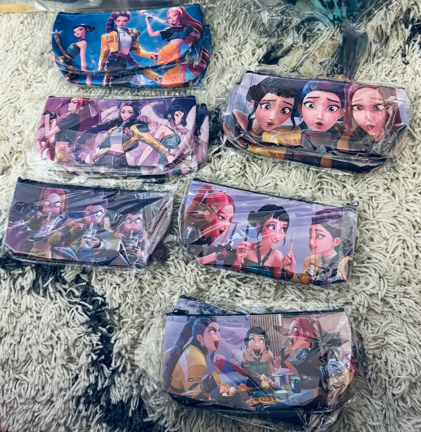 Demon Hunter Inspired Pencil or cosmetic bag, cosplay