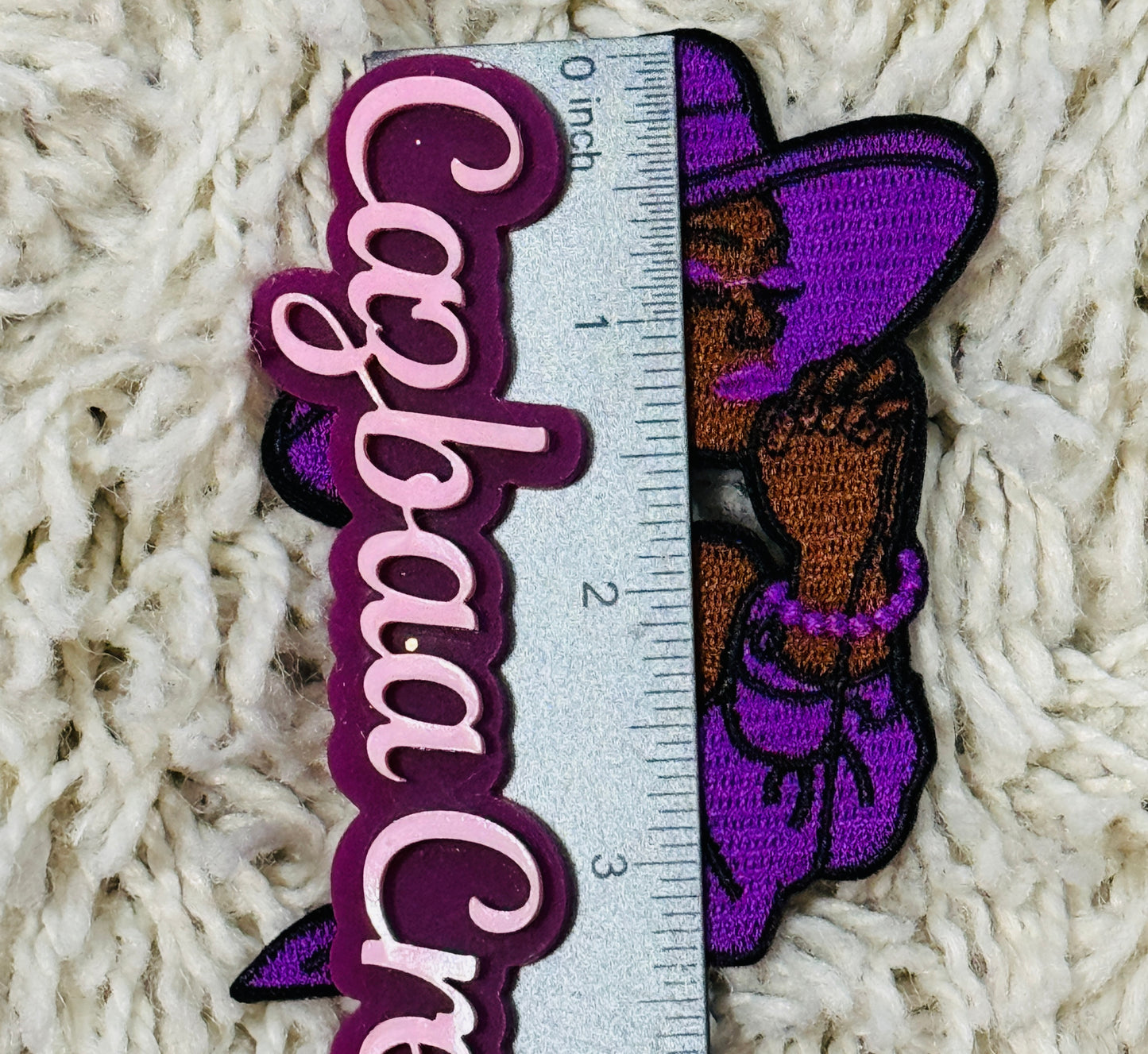 Praying Woman embroidery patch