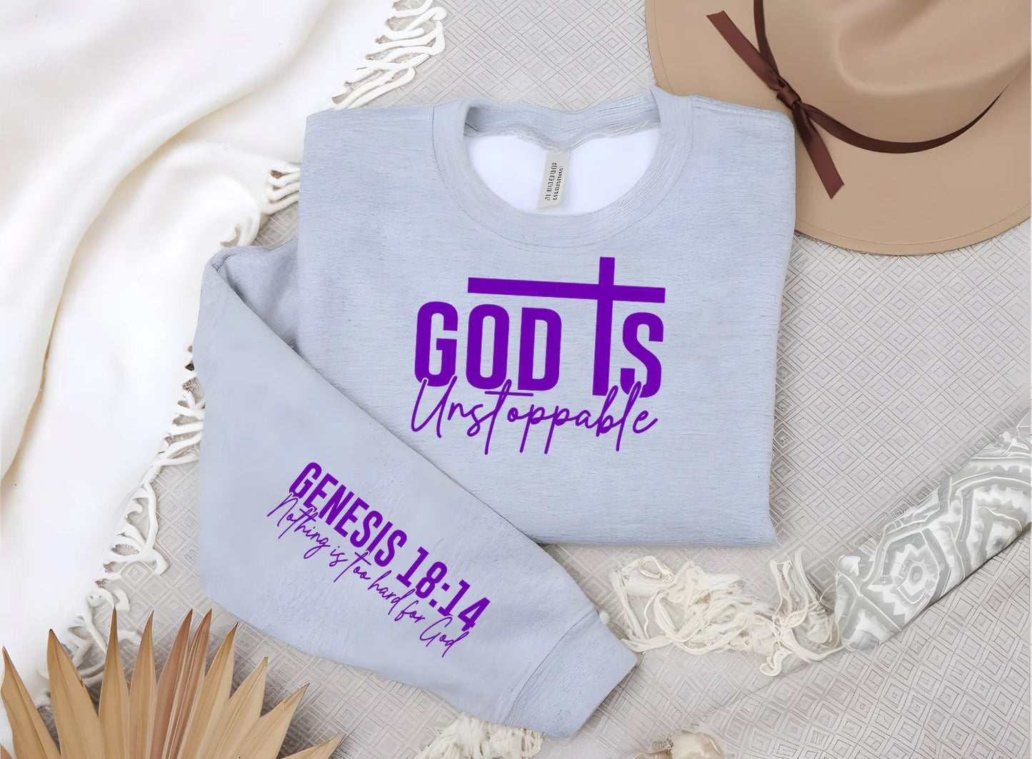GOD’s Unstoppable shirt with Purple lettering