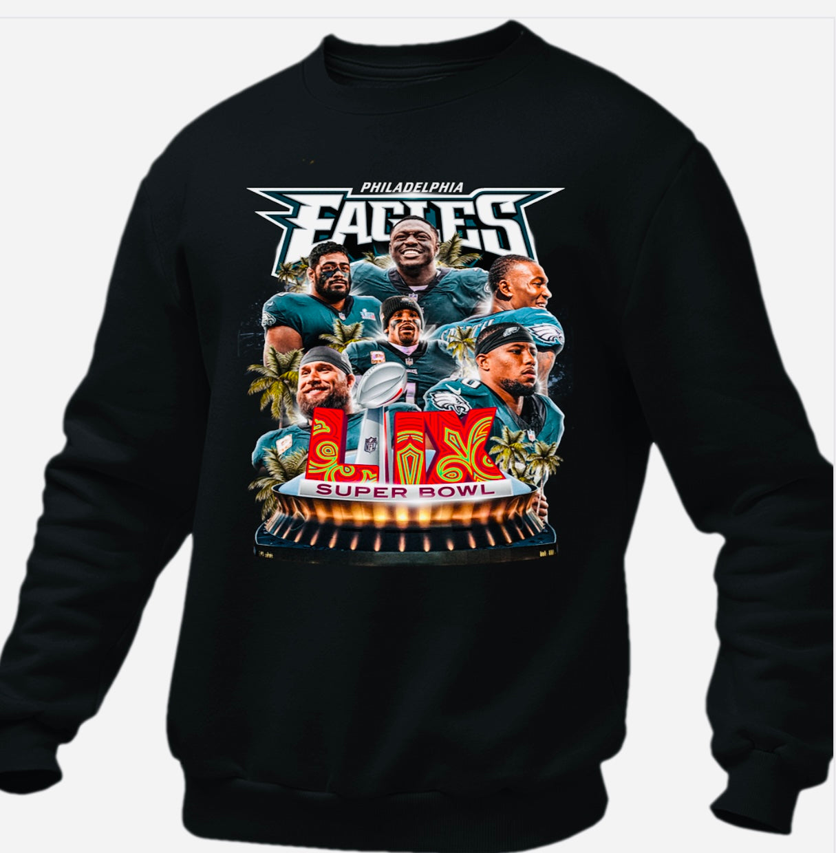 Super Bowl LIX sweatshirts