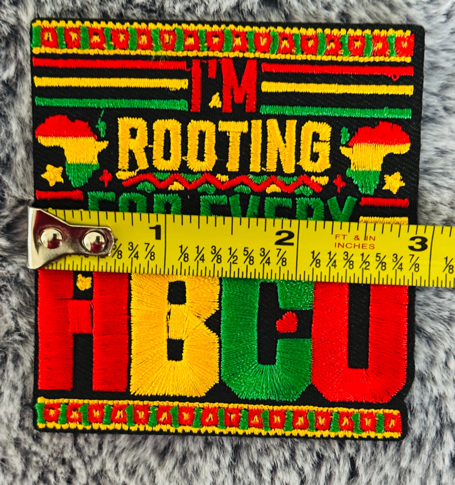 I’m Rooting for every HBCU embroidery patch, HBCU,Black college pride