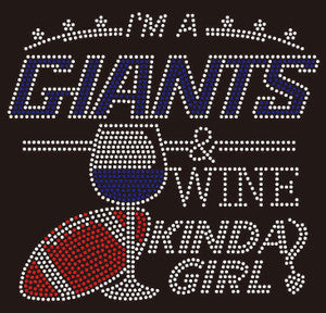 Blinged football shirt- New York