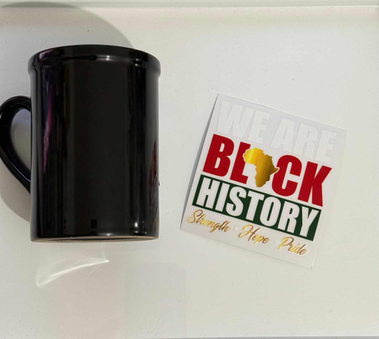 We are Black History 16 oz cup/mug