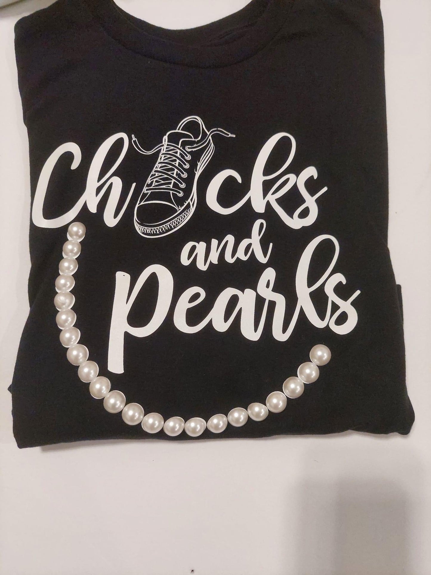 Chucks and Pearls Tshirt