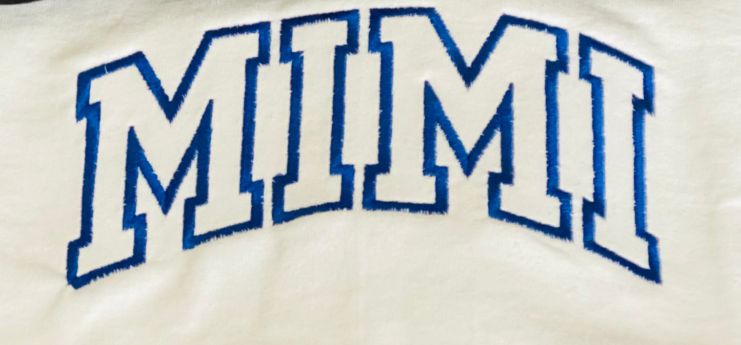 Embroidered Mimi shirt