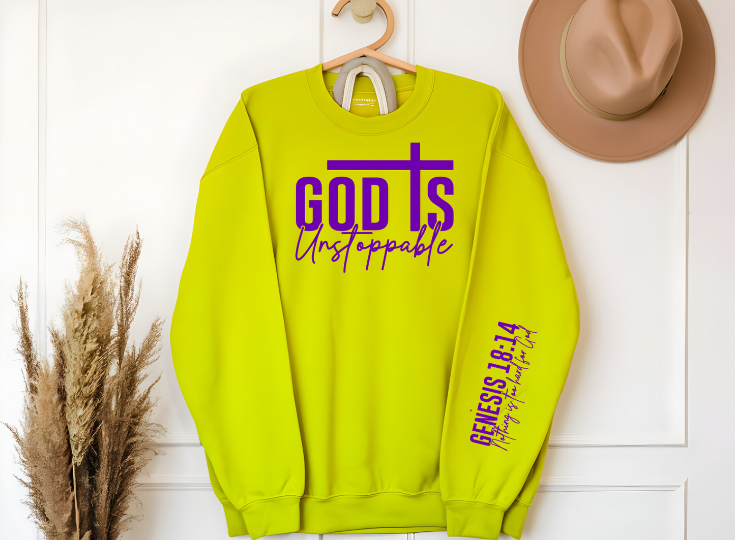 GOD’s Unstoppable shirt with Purple lettering