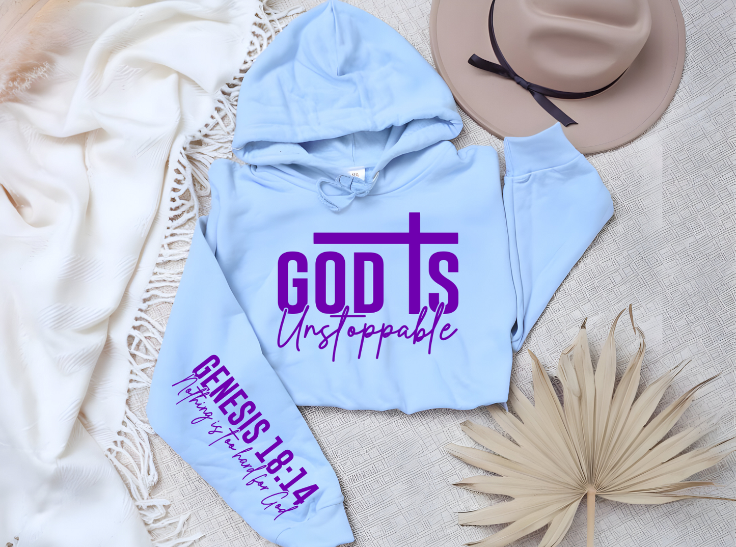 GOD’s Unstoppable shirt with Purple lettering