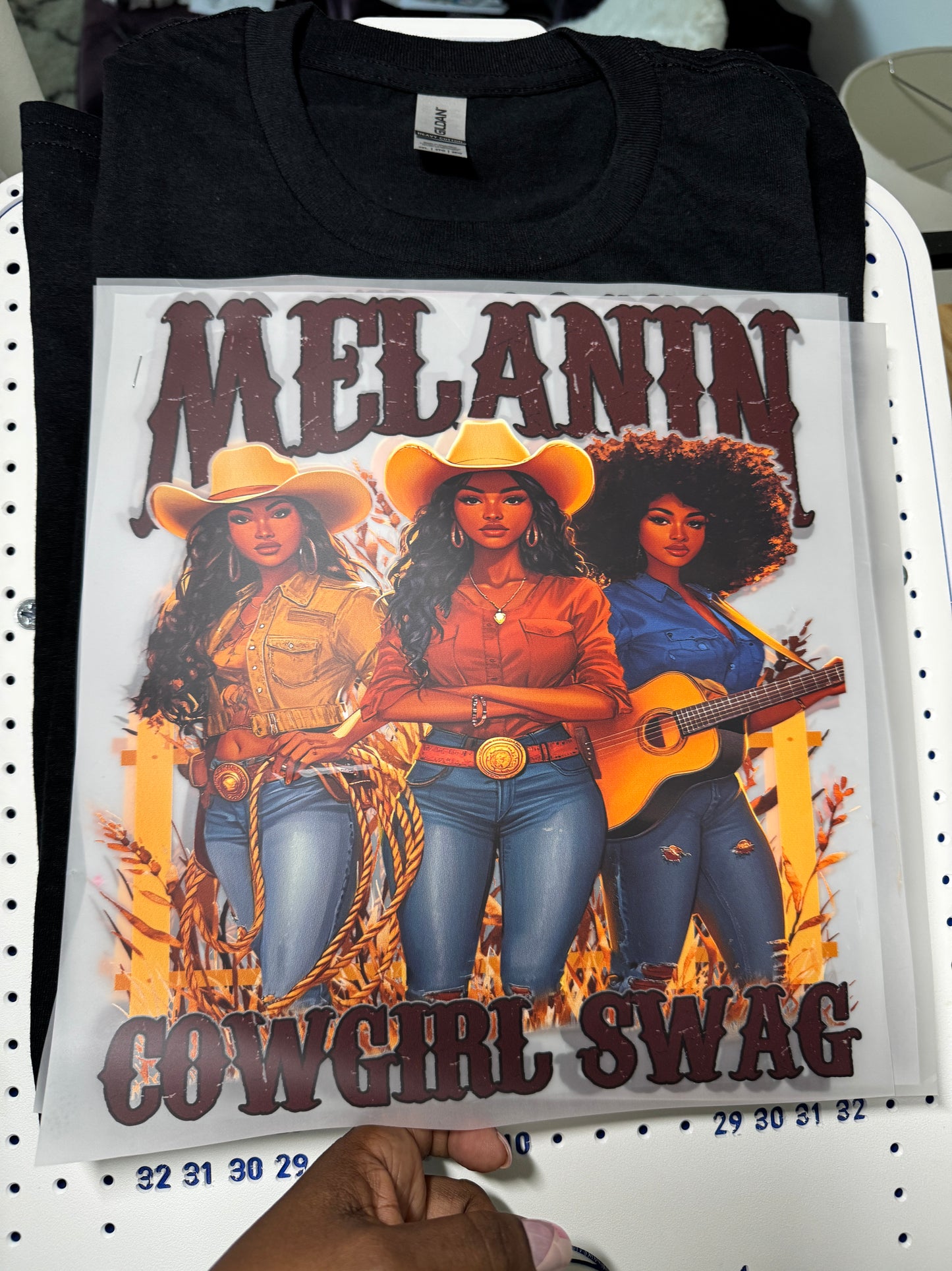 Melanin Cowgirl Swag tshirt