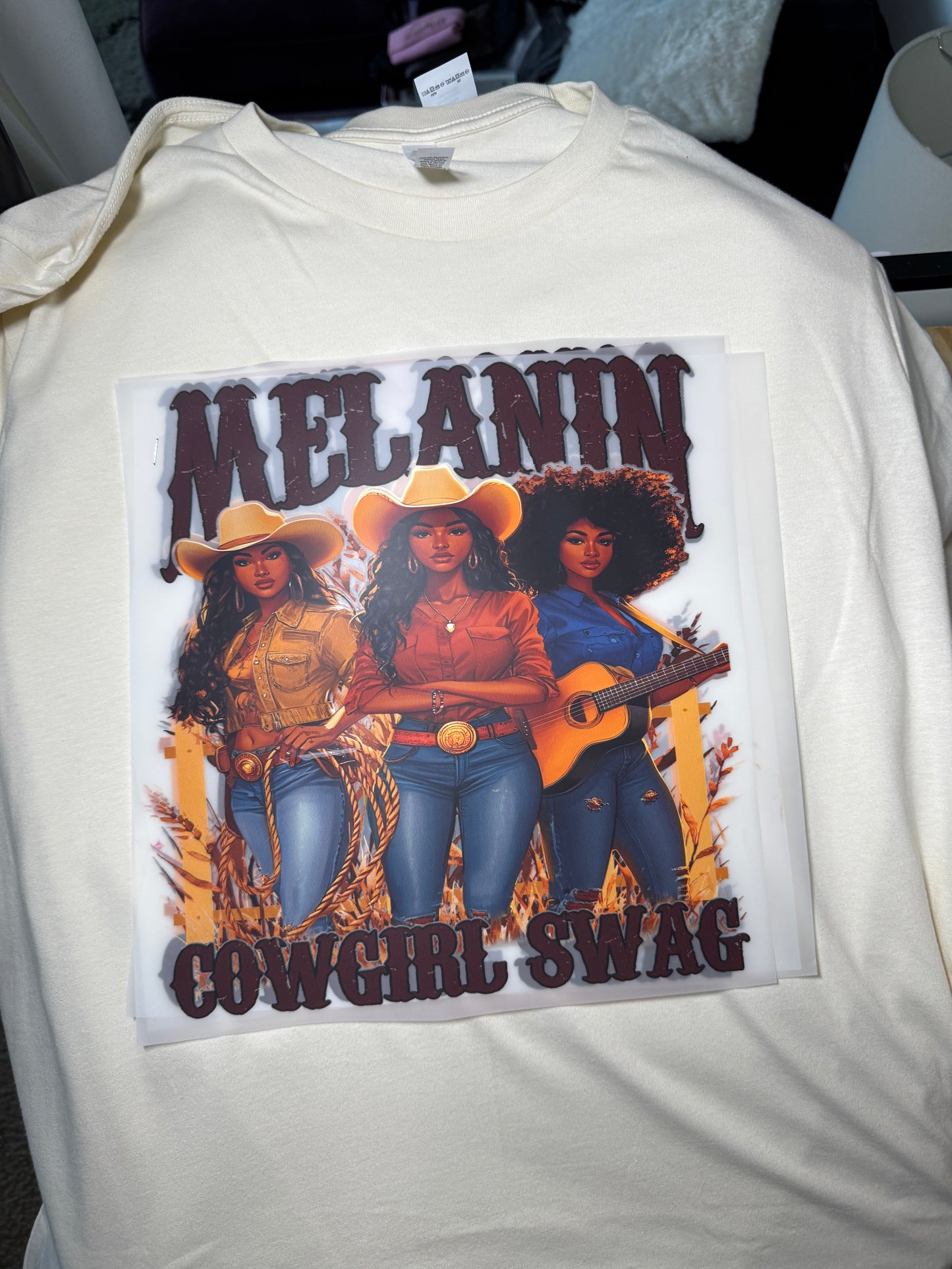 Melanin Cowgirl Swag tshirt