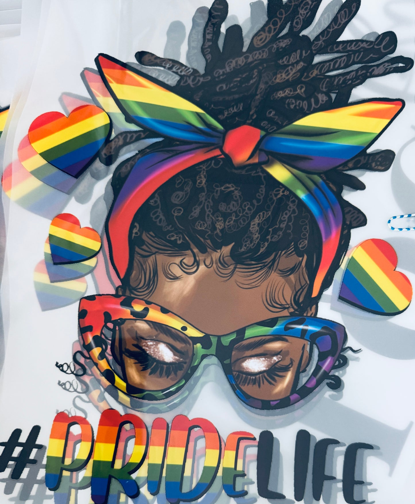 Pride Life Unisex T-shirt, LGBTQ fashion tee, Intersectional Pride apparel