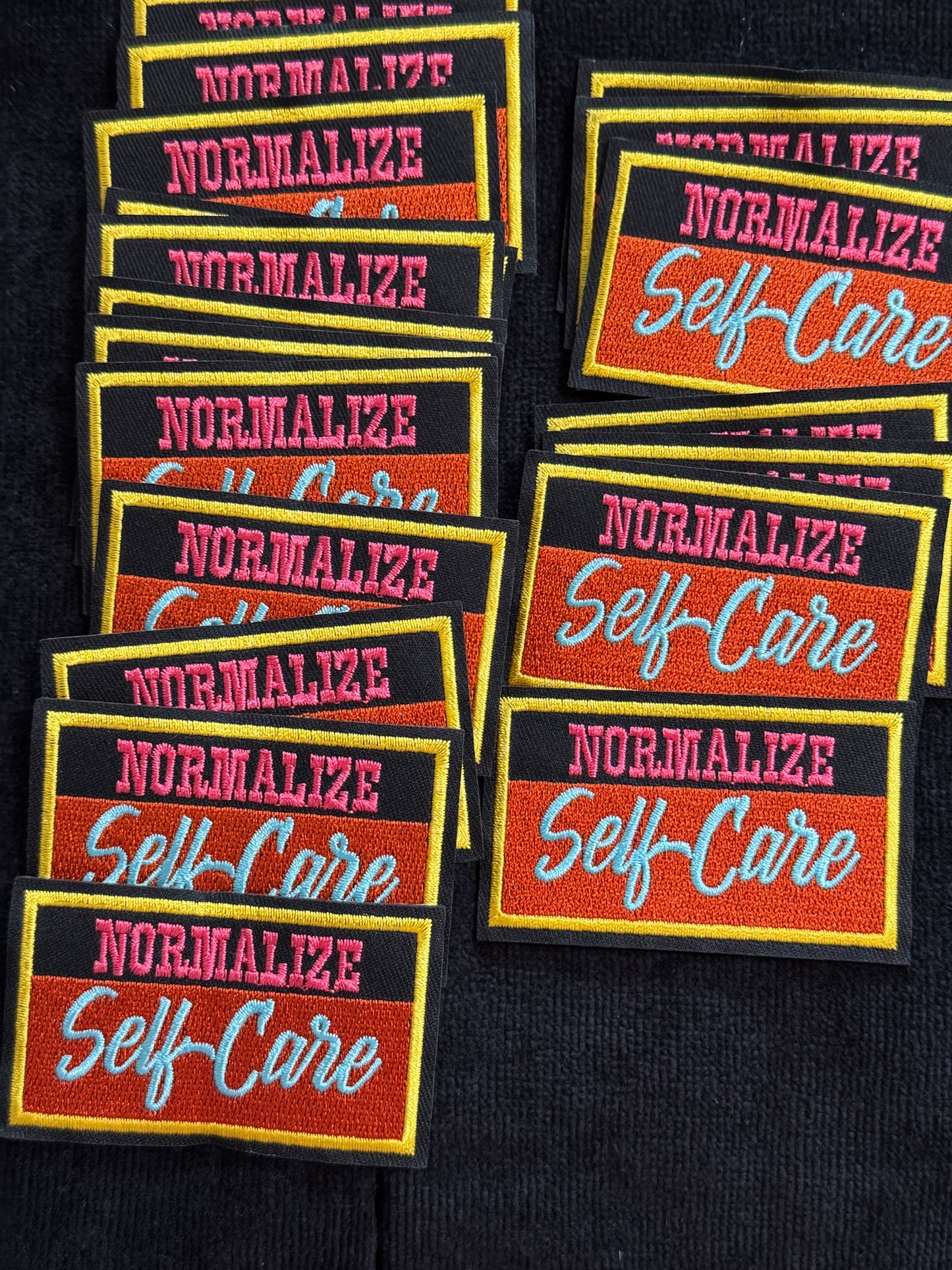 Normalize Self Care Embroidery Patch