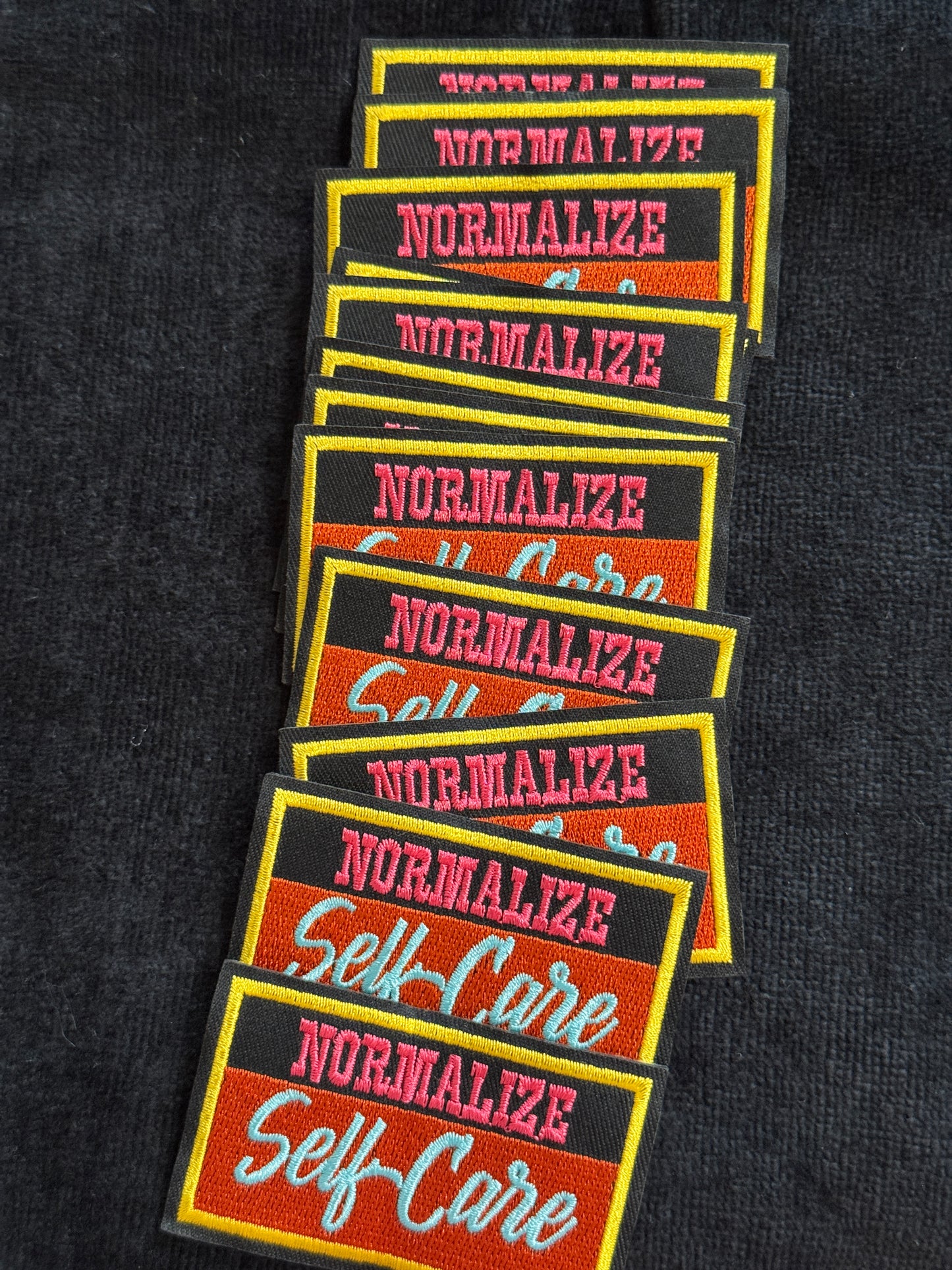 Normalize Self Care Embroidery Patch
