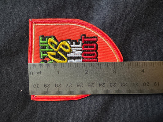 It's the LOCS for me periodt embroidery patch