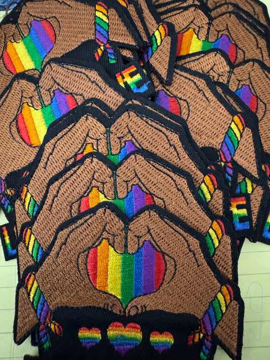 Love is Love embroidery patch