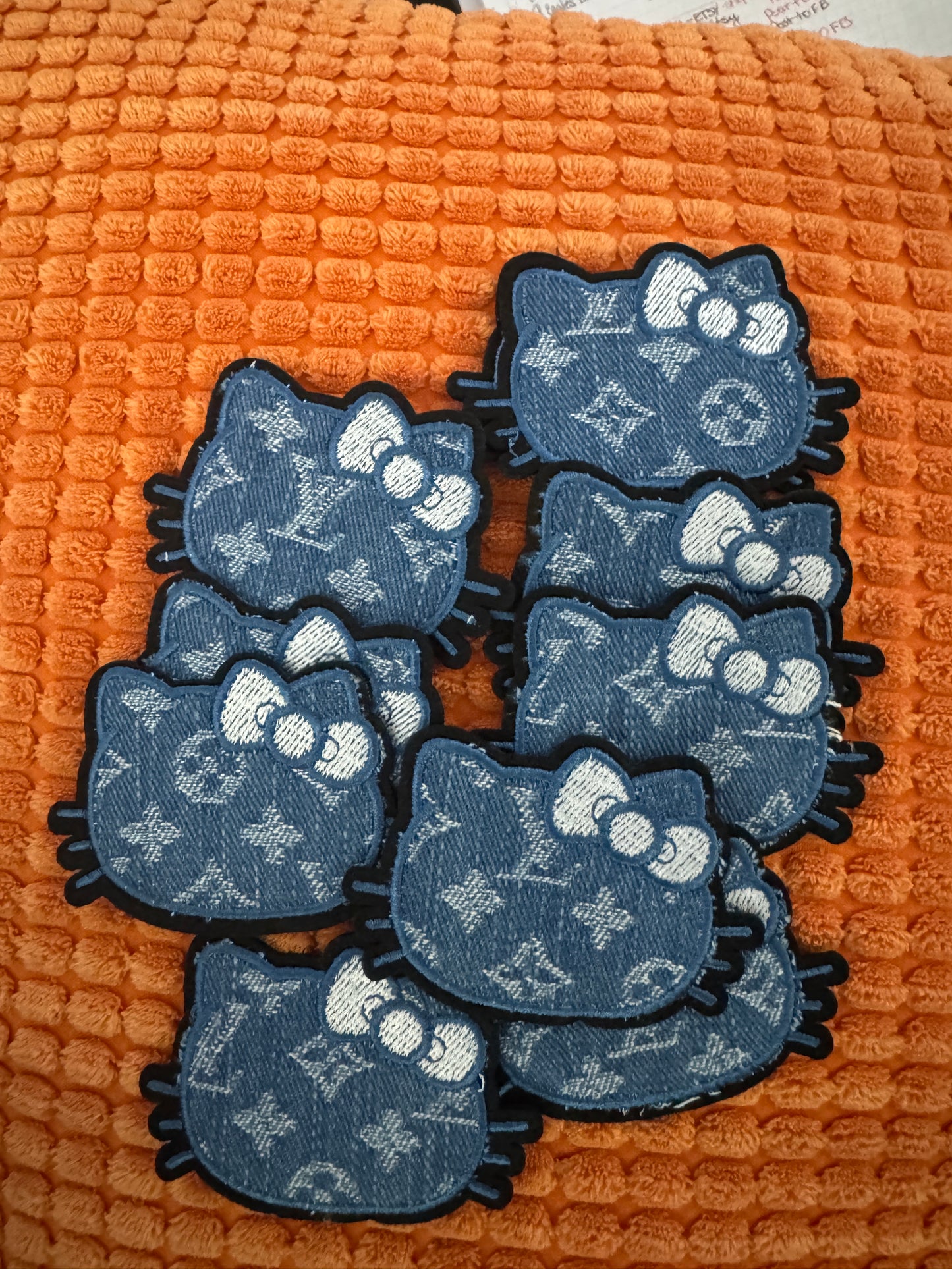 Kitty cat jean patch