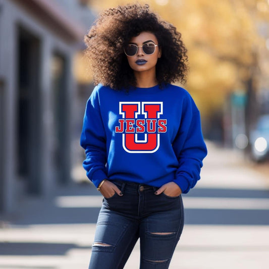 Jesus University Shirt - Red Lettering