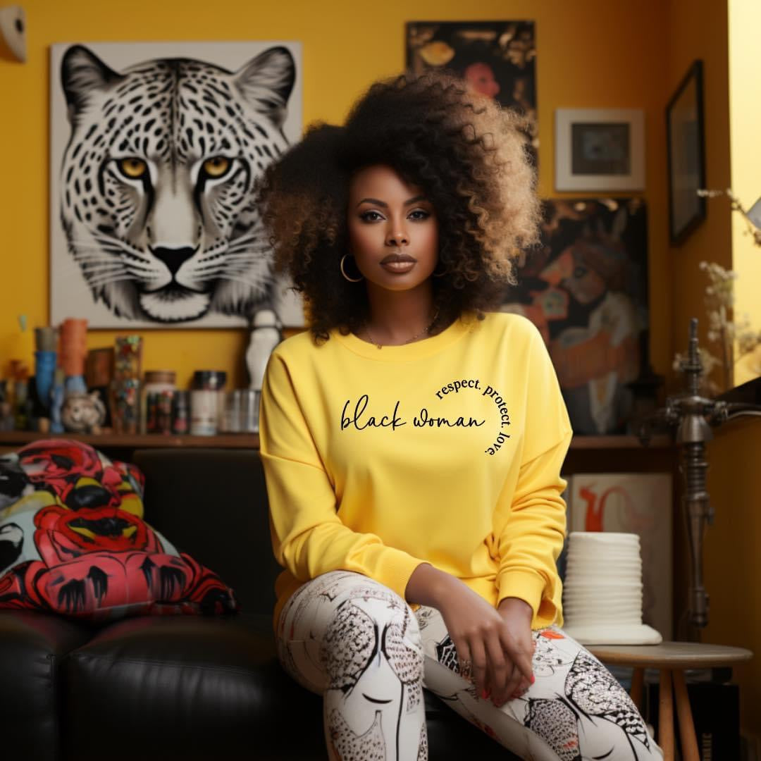 Respect, Protect and Love Shirt -Black woman
