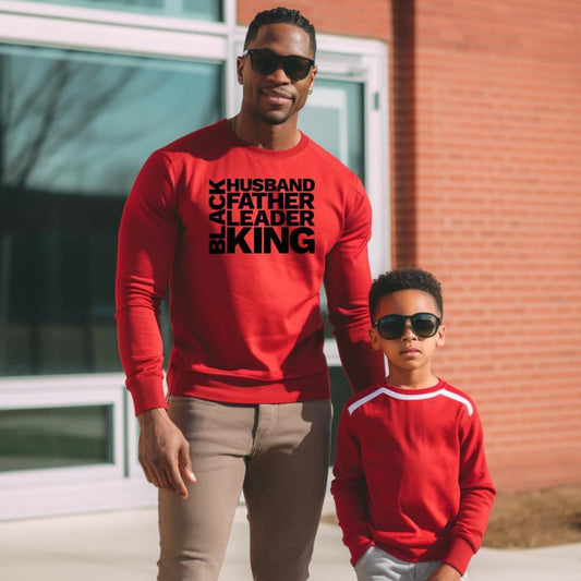 Black Husband, Father and Leader Shirt