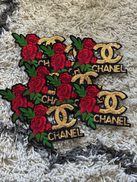 Designer Inspired Chanel sequins patch
