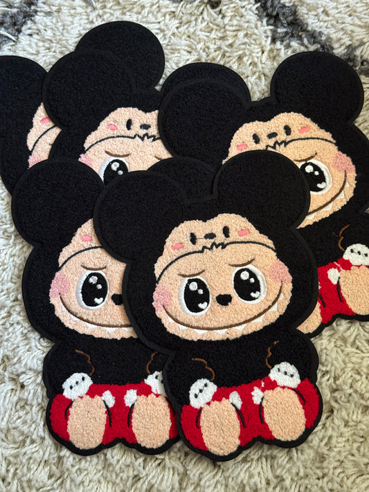 Mick-Lafu embroidered patch, MM Labu inspired patch