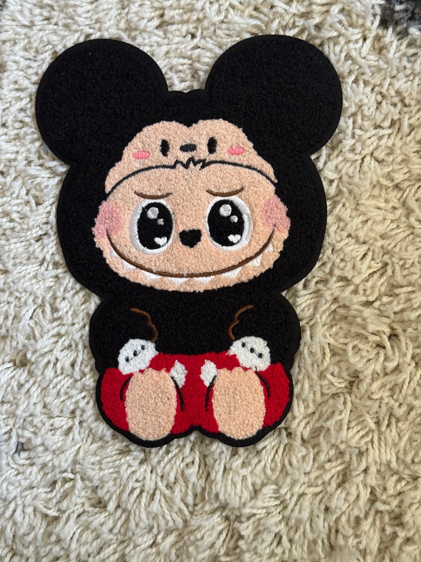 Mick-Lafu embroidered patch, MM Labu inspired patch
