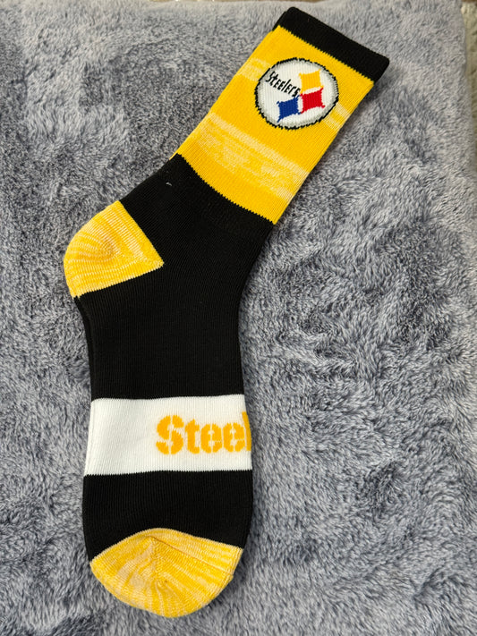 Football inspired socks - Pittsburgh