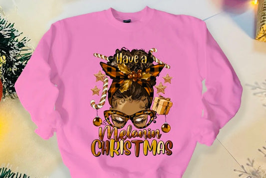 Have a Melanin Christmas (with candy canes) tshirt