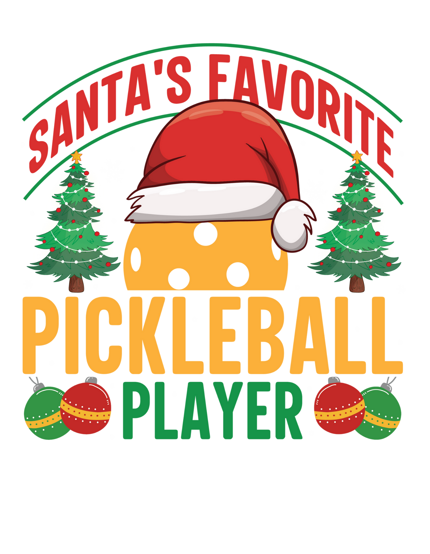 Pickleball Christmas Shirt