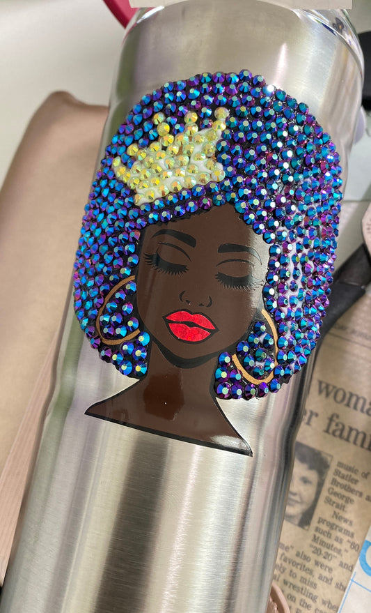 Queen blinged tumblers