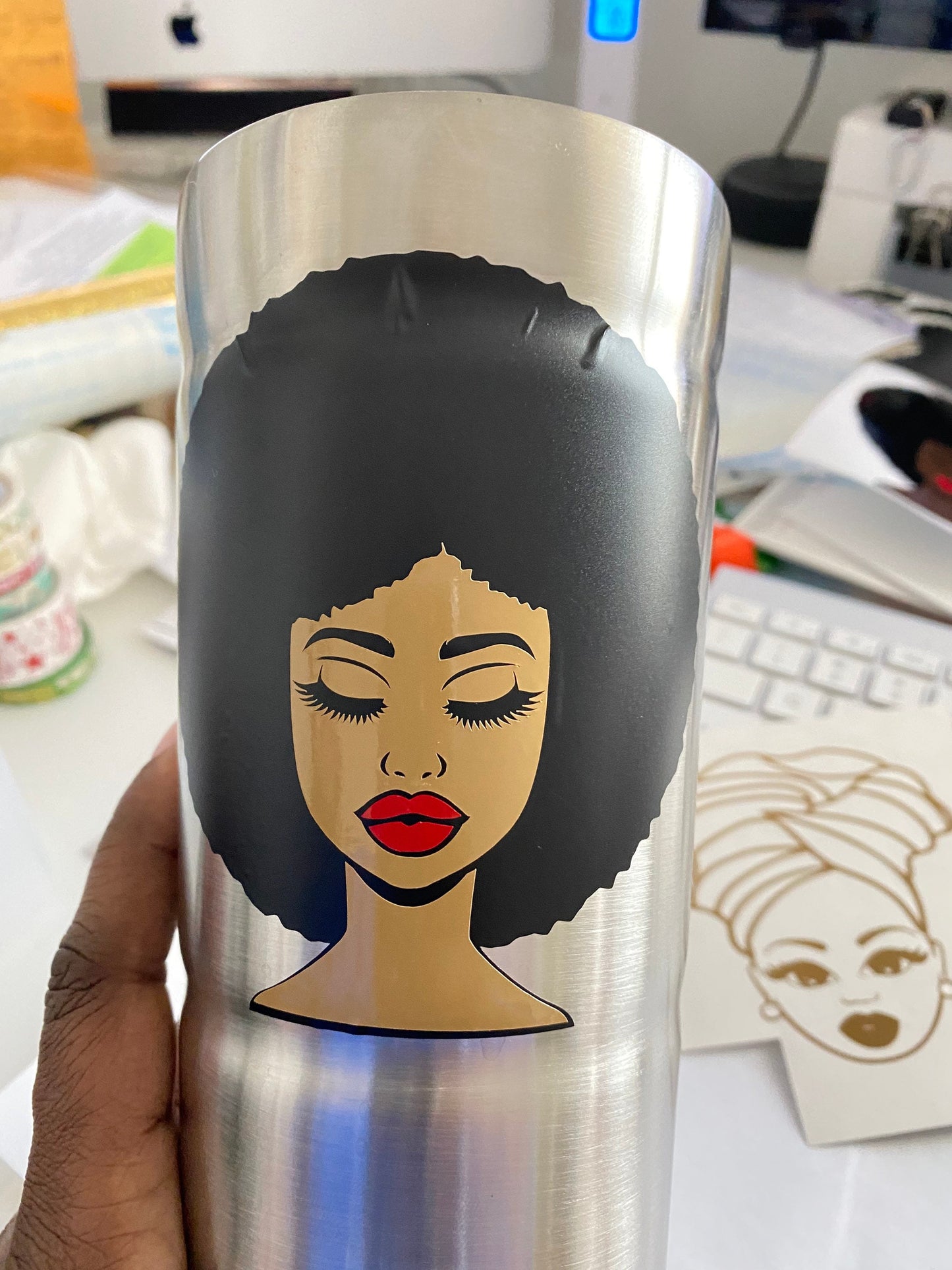 Queen blinged tumblers