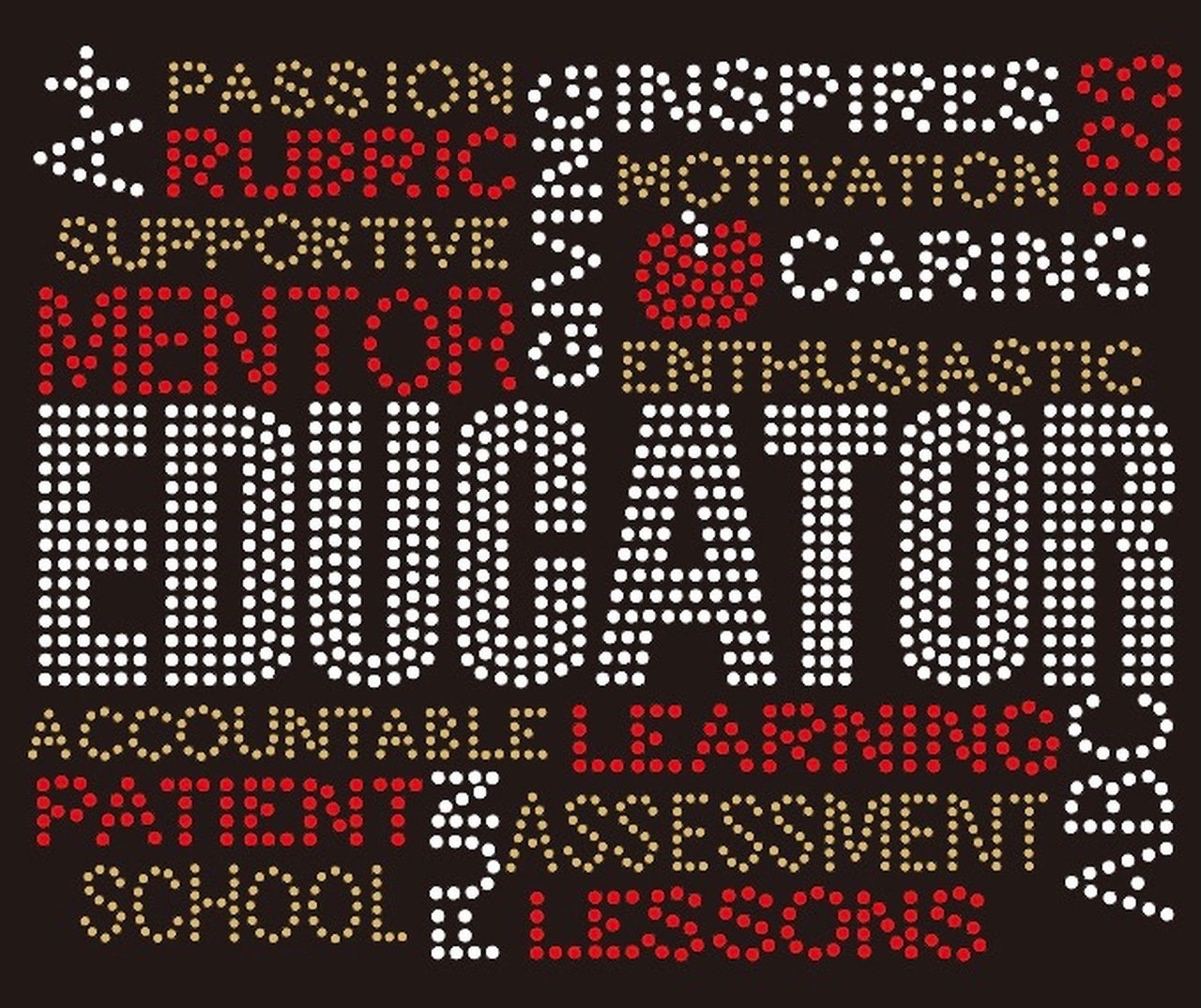 Blinged Educator shirt