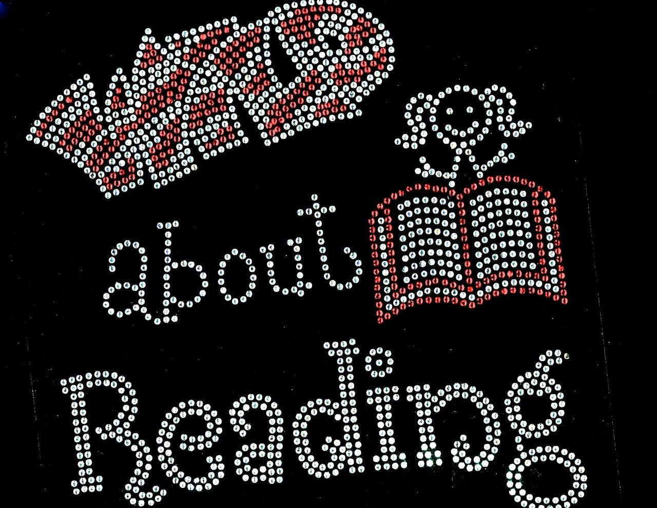 Blinged Educator Shirt - Wild About Reading
