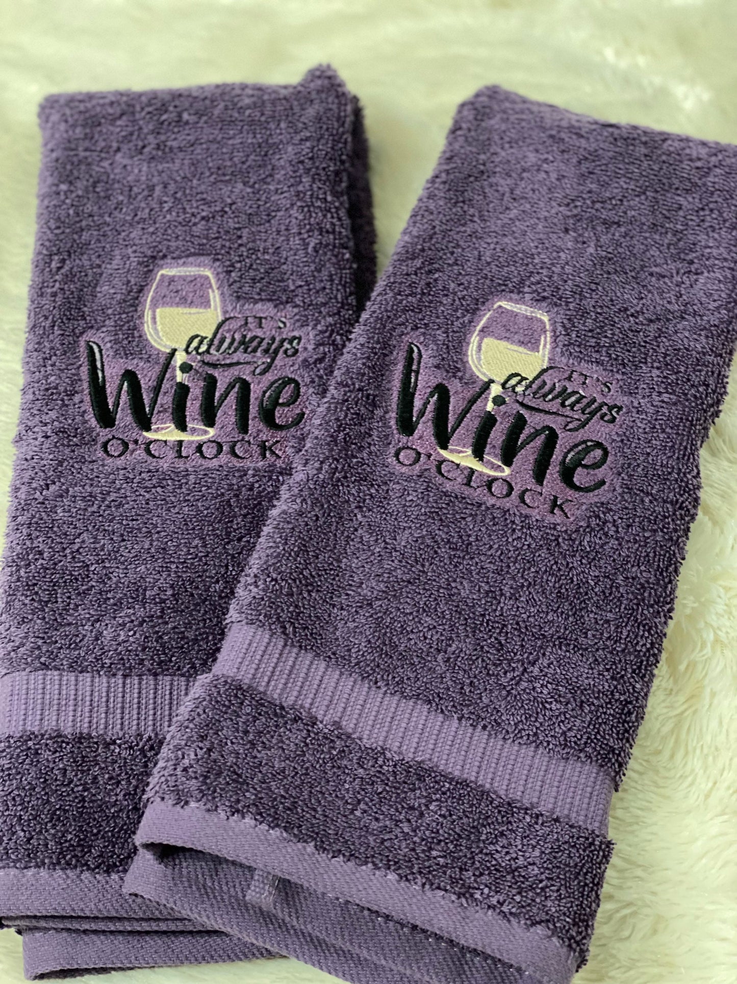 Wine saying Towel