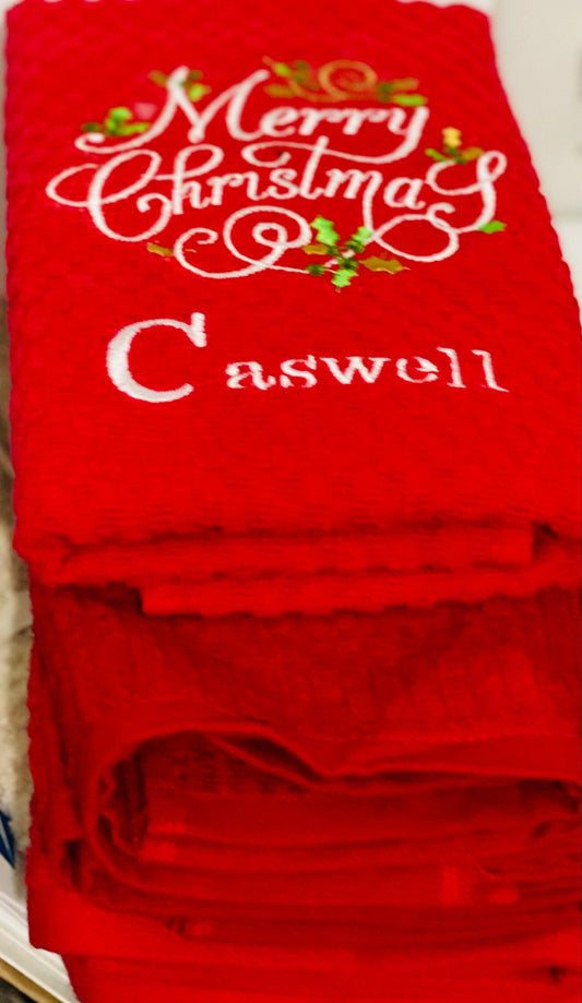 Customize your own set of hand towels