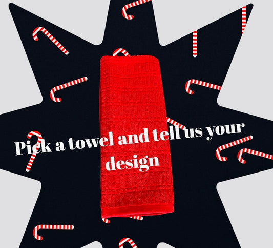 Customize your own set of hand towels