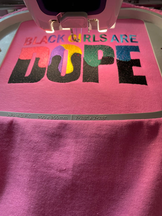 Embroidered Dope sweatshirt,