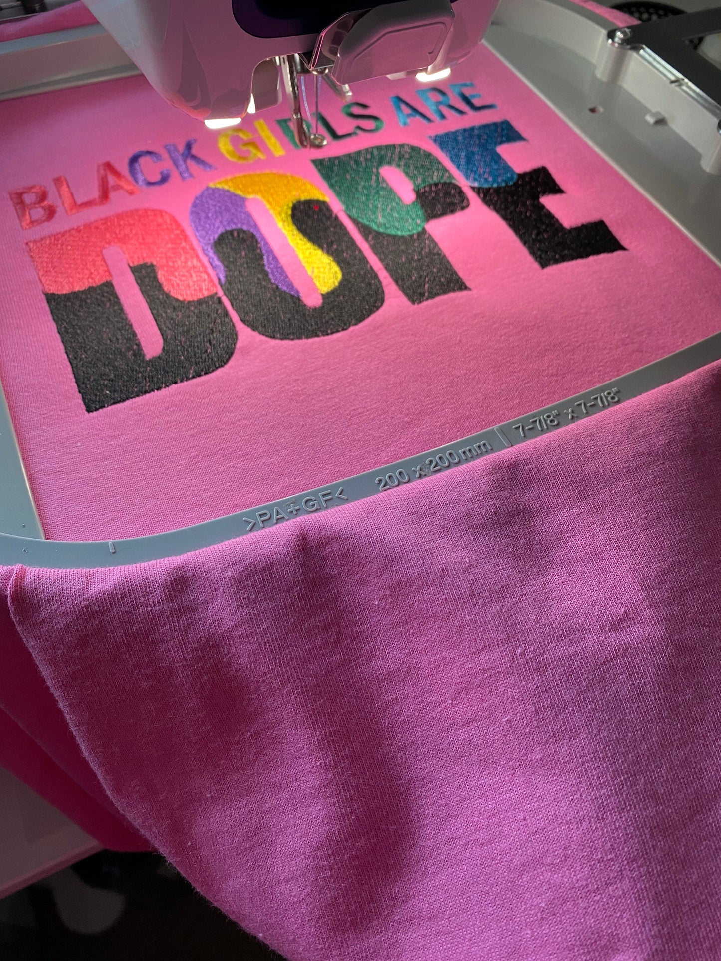 Embroidered Dope sweatshirt,