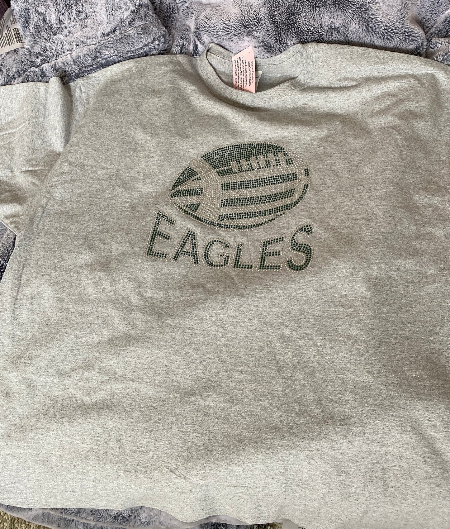 Blinged football shirt