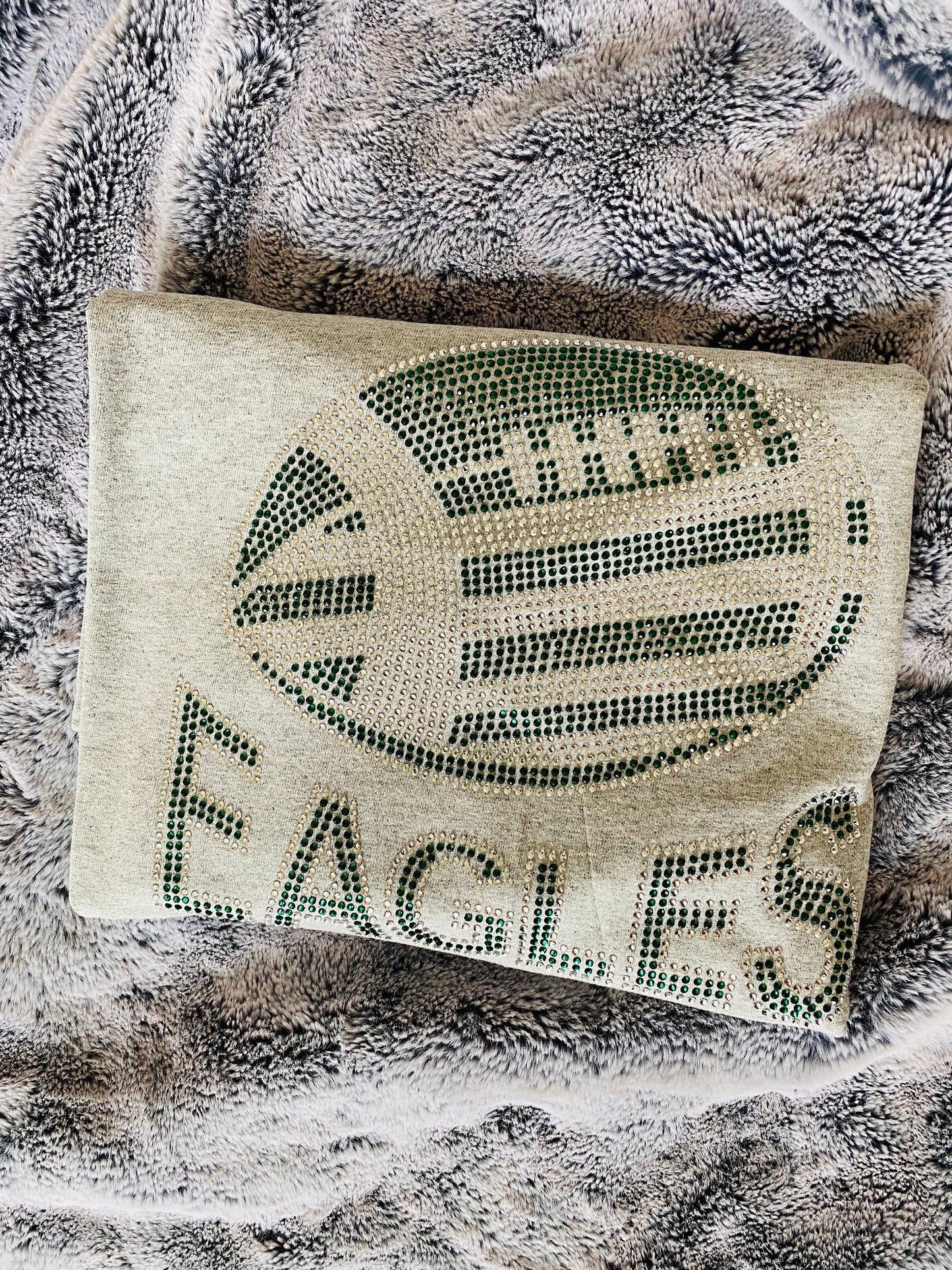 Blinged football shirt