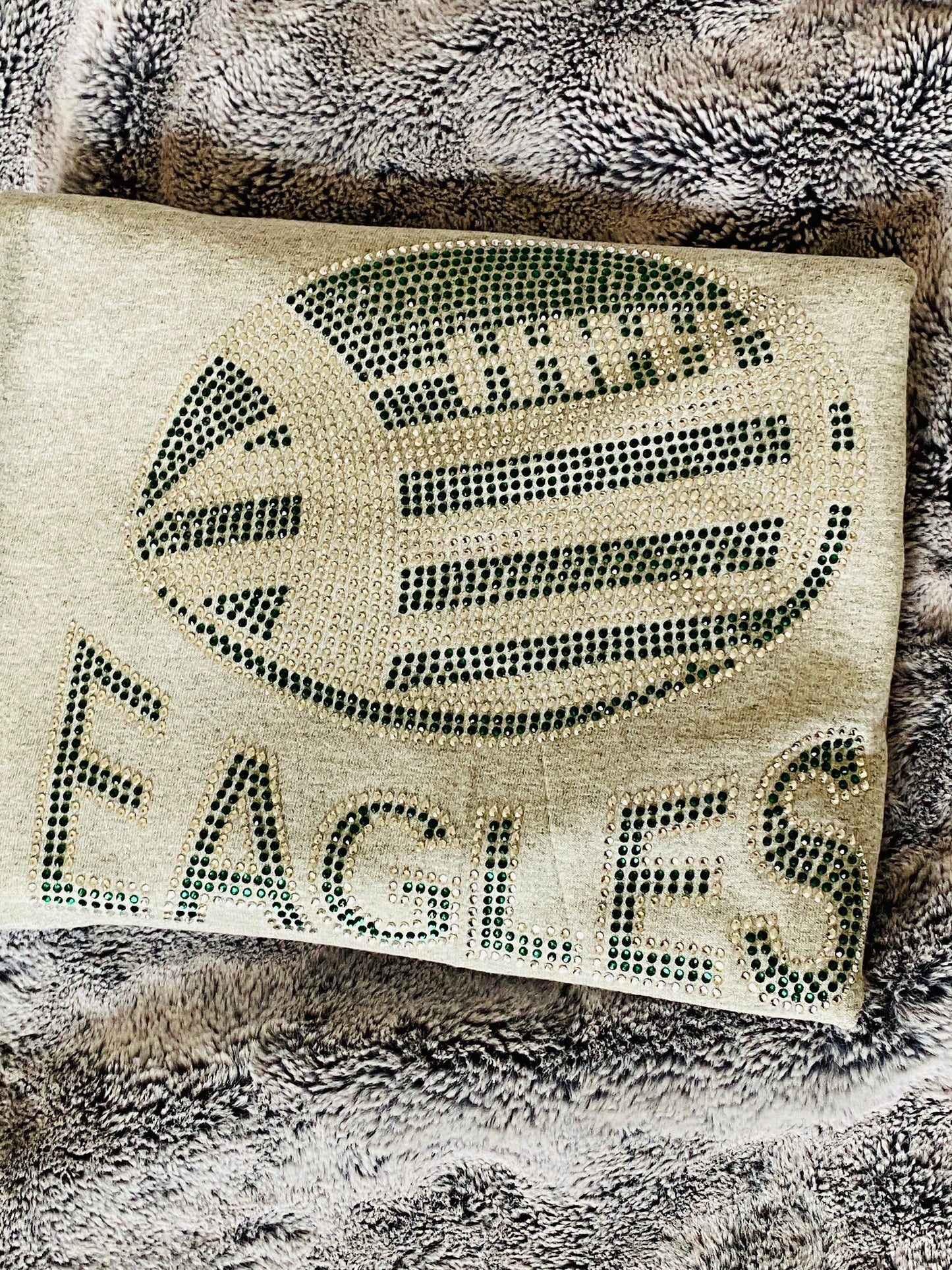 Blinged football shirt