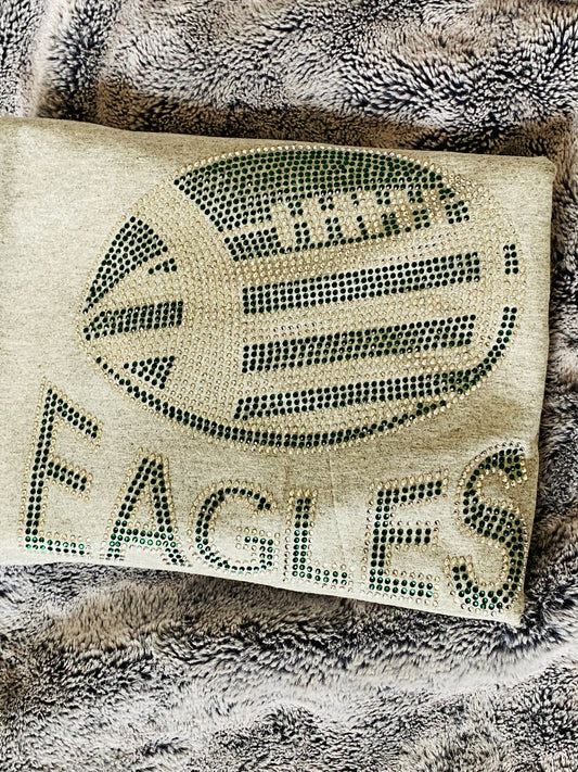 Blinged football shirt